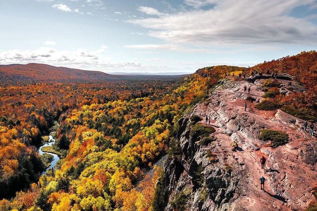 Escarpment Trail fall overlook