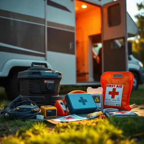 RV weather emergency supplies