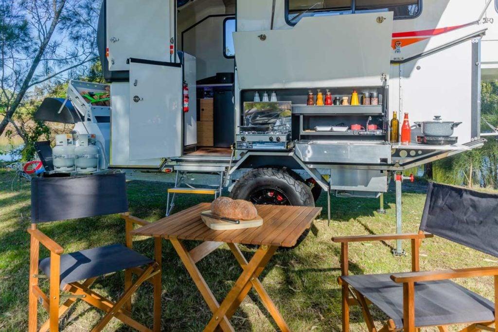 RV propane tanks and appliances