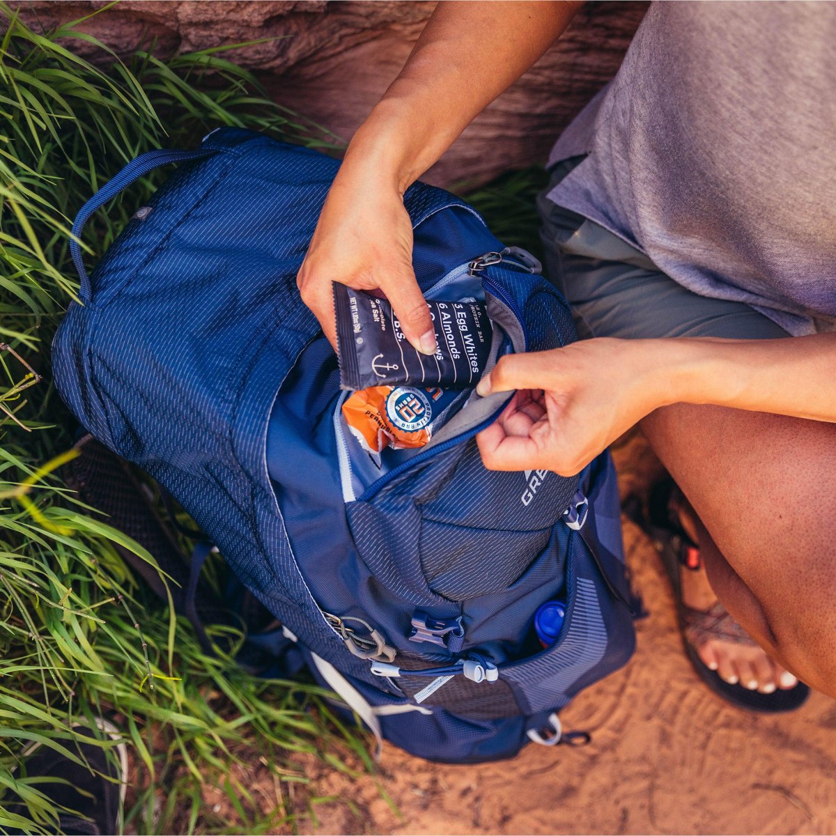 Protein bars ready for hiking