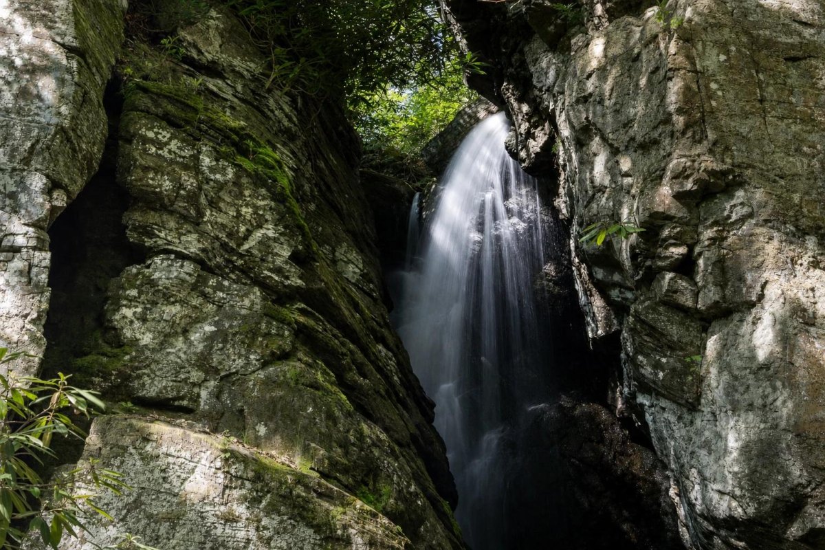 Raven Cliff Falls Georgia forest hike