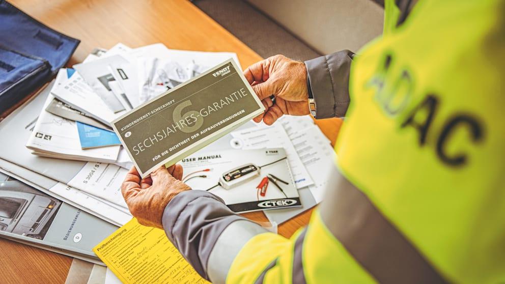 RV warranty documents and records
