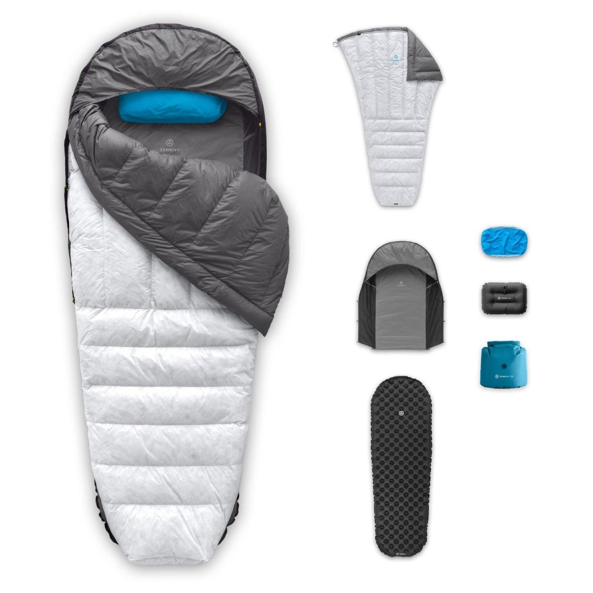 Ultralight backpacking checklist sleep system with compact bedding