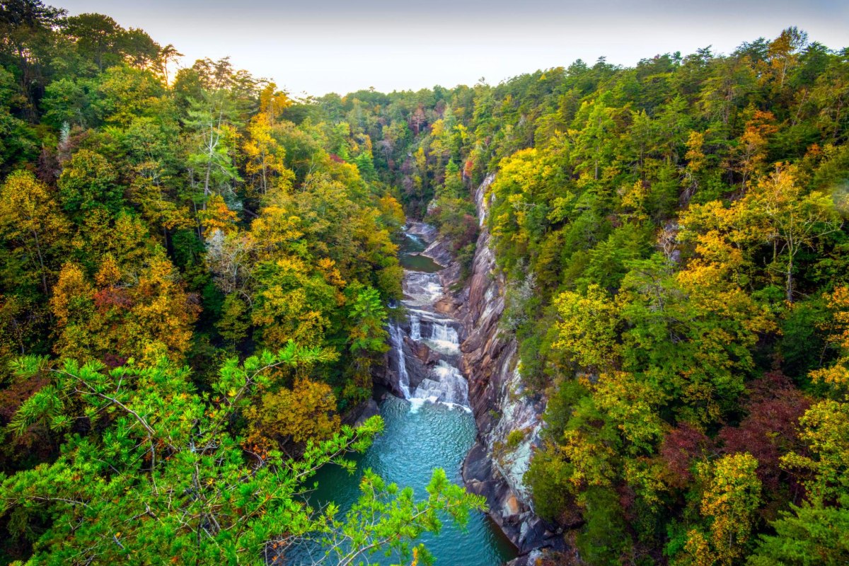 Tallulah Gorge waterfall Georgia