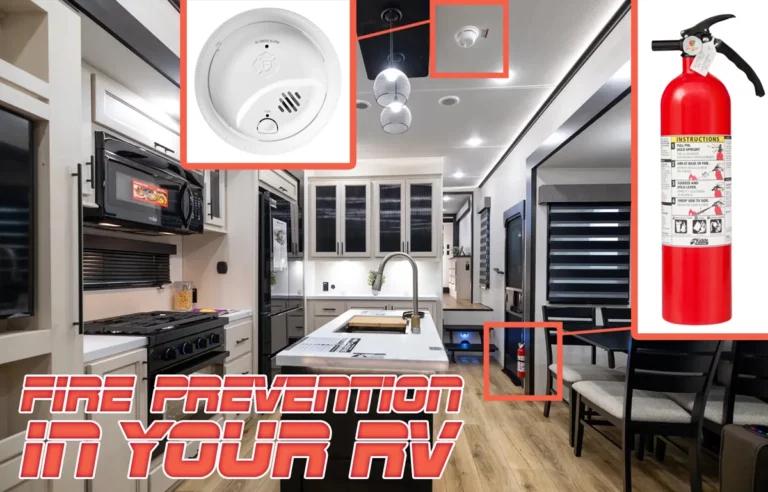 RV smoke detector and safety gear test