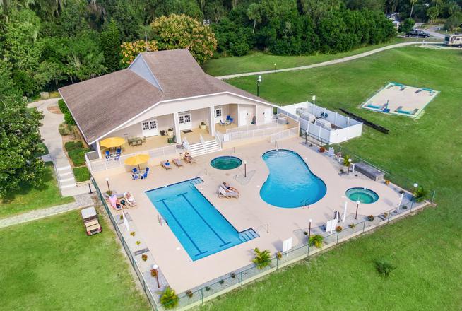 RV parks with lazy rivers elegant community swimming pool