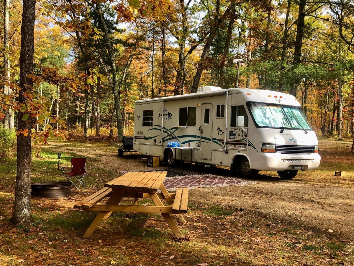 RV camping during quiet season