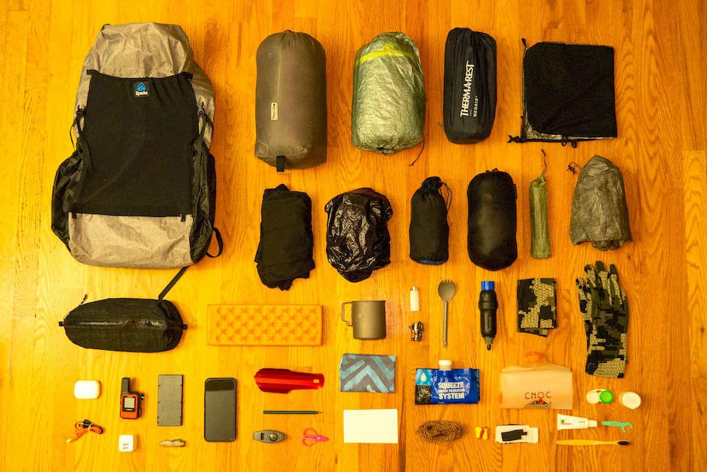Ultralight backpacking checklist complete hiking gear collection
