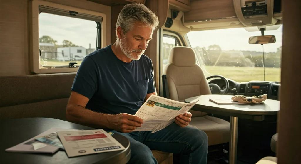 RV travel documents preparation