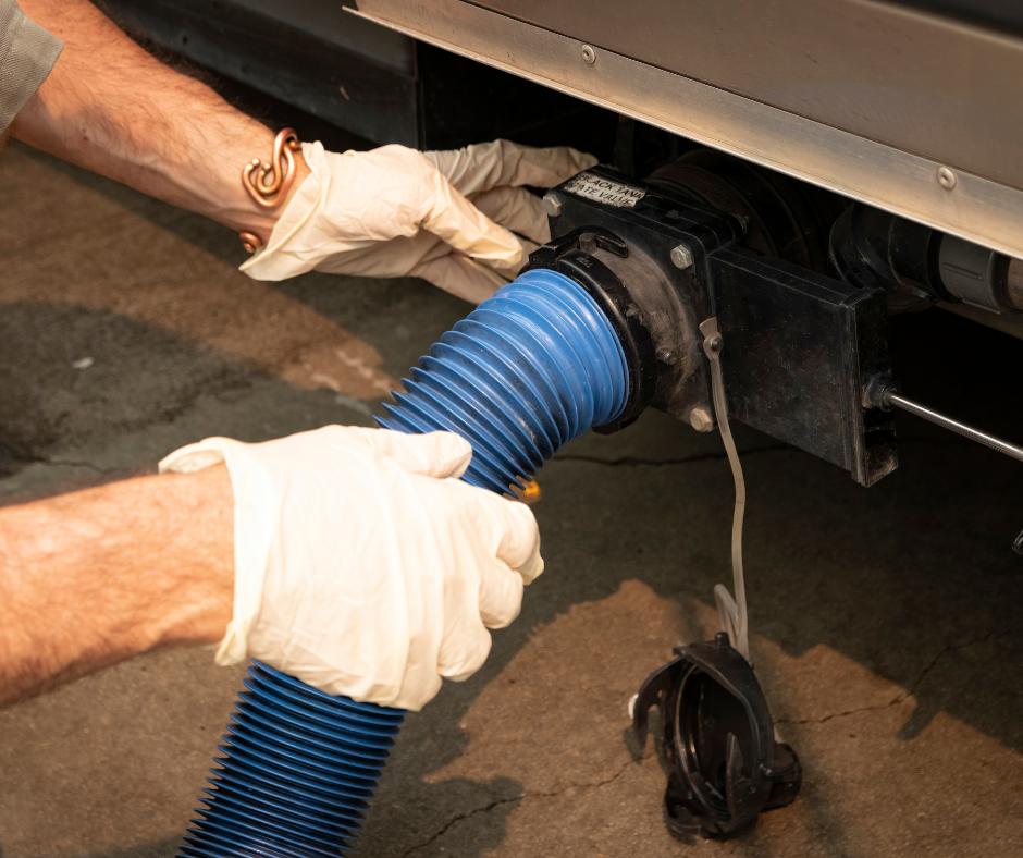 RV black tank maintenance equipment