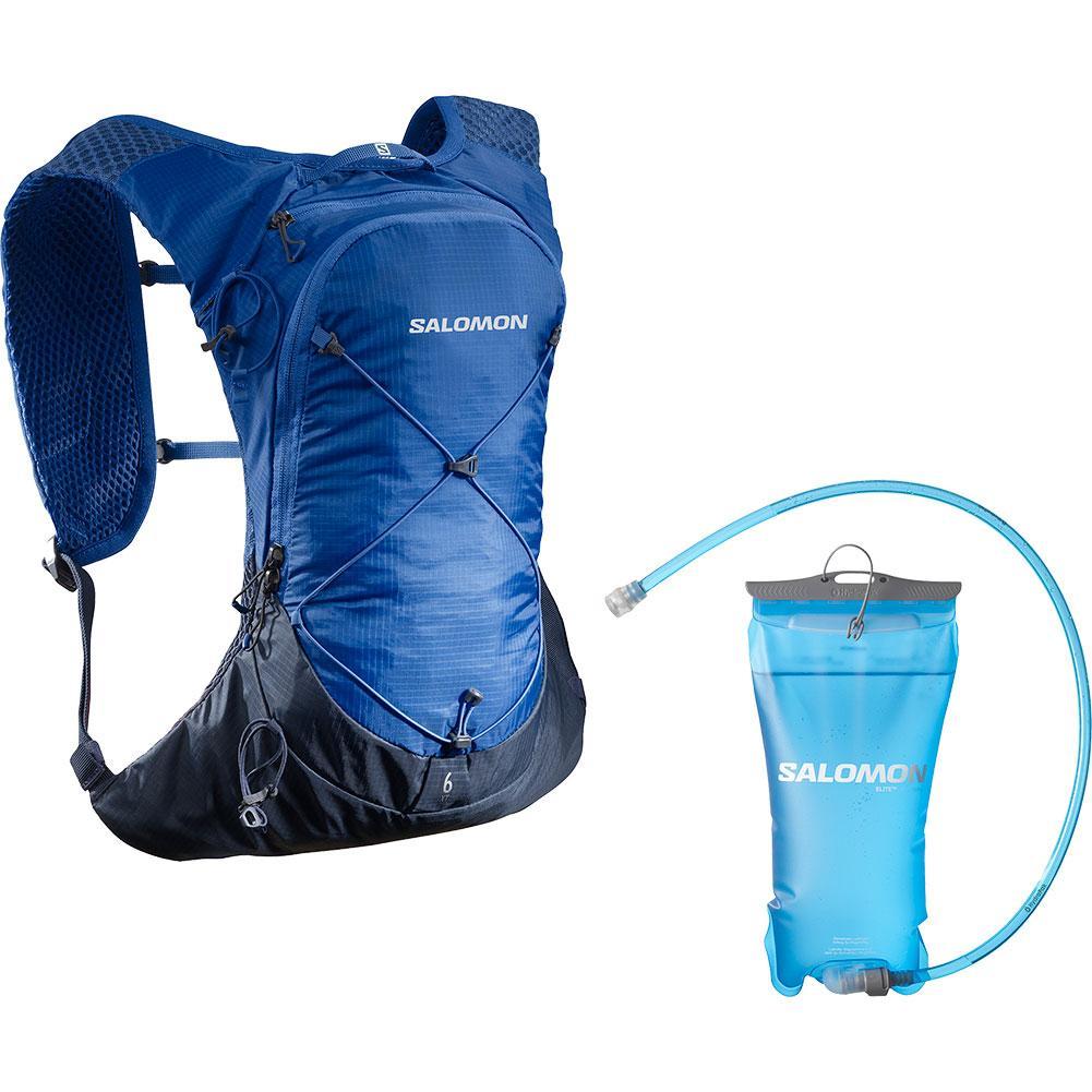 Water bottle on Camino hiking trail